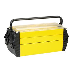 Meijia Cantilever Tool Box Yellow 20inch Meijia Cantilever Tool Box Yellow 20inch